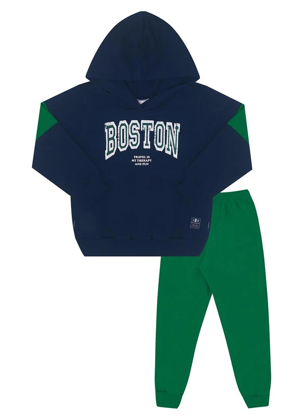 Pulla Bulla - Conjunto Moletom Azul