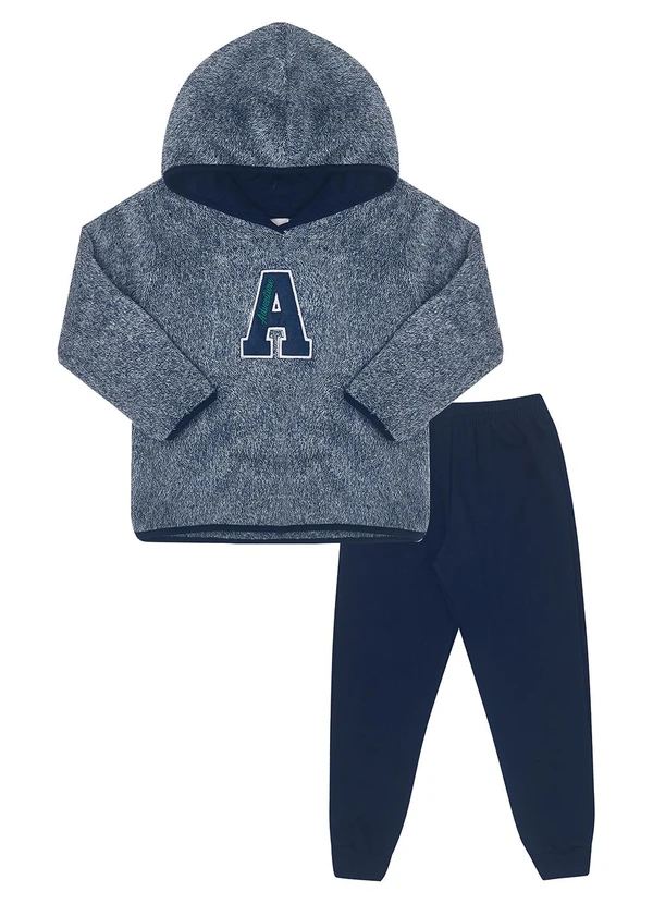 Pulla Bulla - Conjunto Moletom Azul