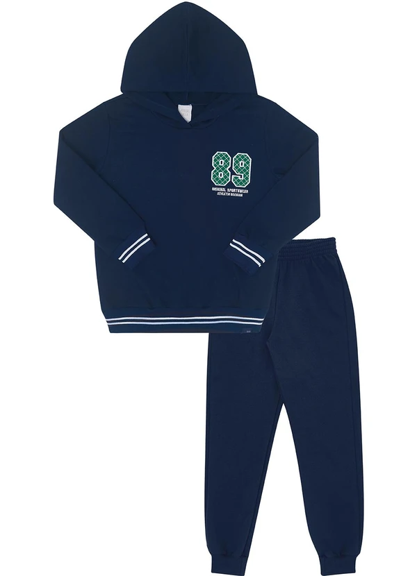 Pulla Bulla - Conjunto Moletom Azul