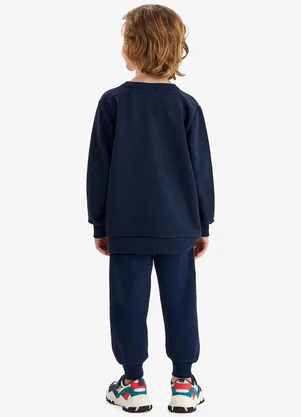 Rovi Kids - Conjunto Moletom Blusão e Calça Azul - ROVI KIDS