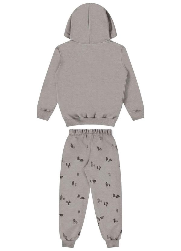 Bee Loop - Conjunto Moletom Blusão e Calça Cinza 2