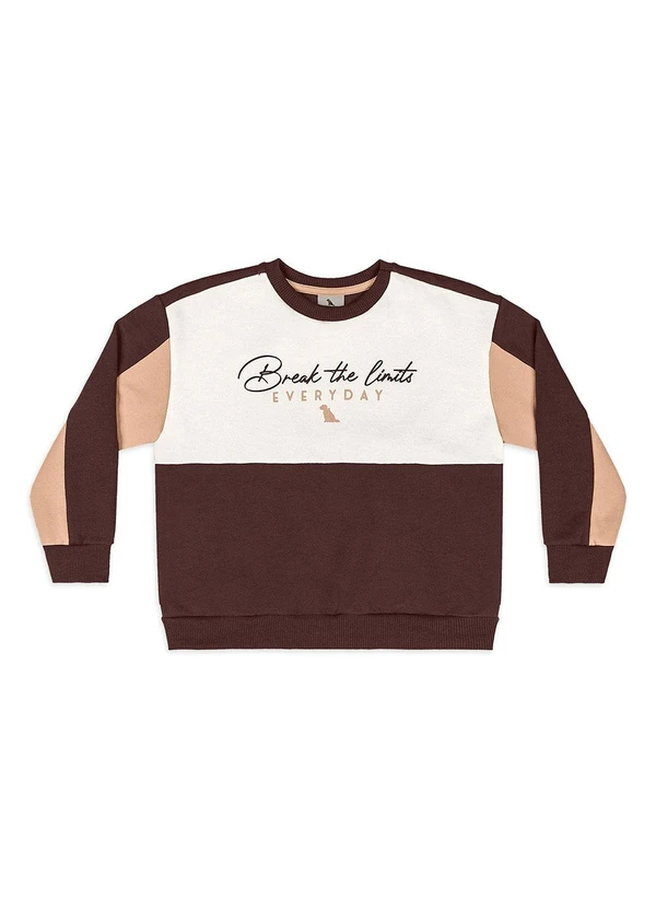 Quimby - Conjunto Moletom Blusão e Calça Marrom 3