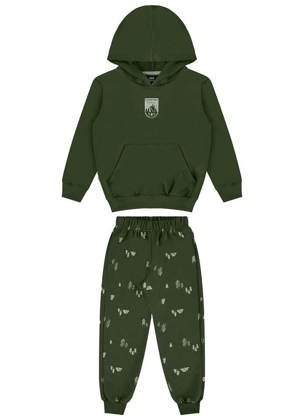 Bee Loop - Conjunto Moletom Blusão e Calça Verde 1