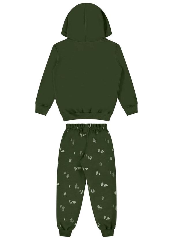 Bee Loop - Conjunto Moletom Blusão e Calça Verde 2