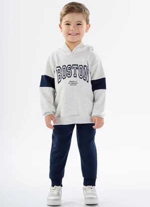 Pulla Bulla - Conjunto Moletom Cinza - PULLA BULLA