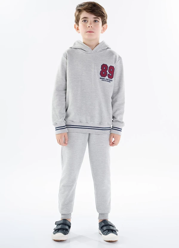 Pulla Bulla - Conjunto Moletom Cinza