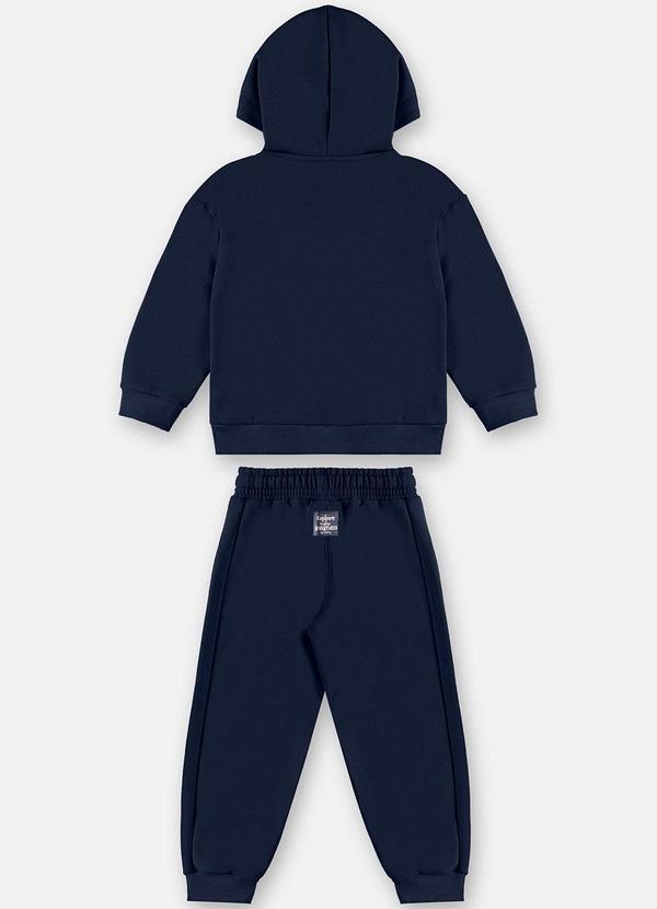 Up Baby - Conjunto Moletom com Capuz Azul 4