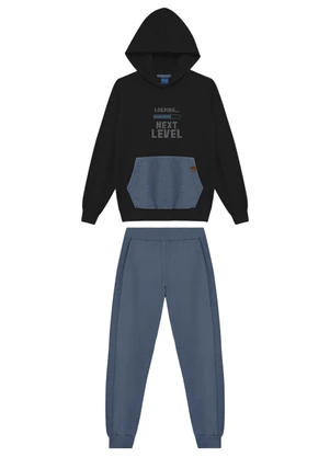 Ddk - Conjunto Moletom Find Your Way Preto - DDK