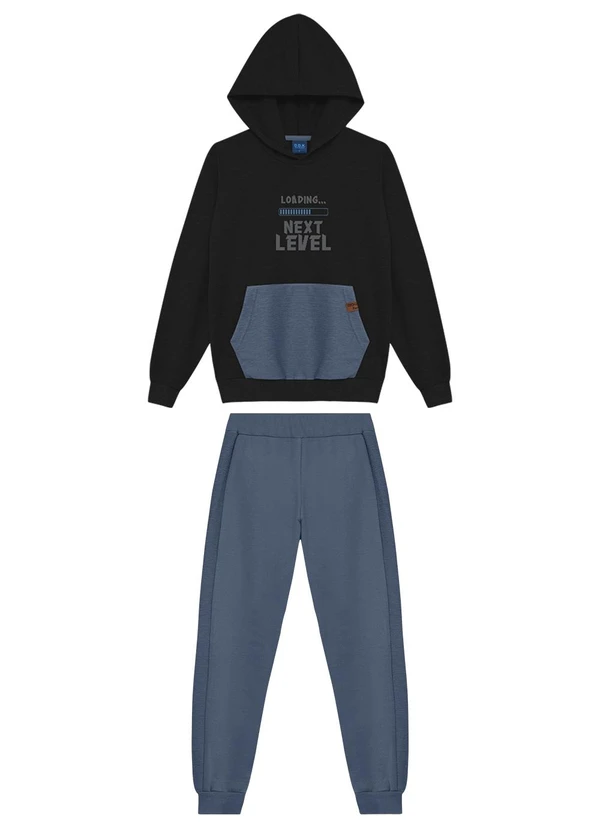 Ddk - Conjunto Moletom Find Your Way Preto