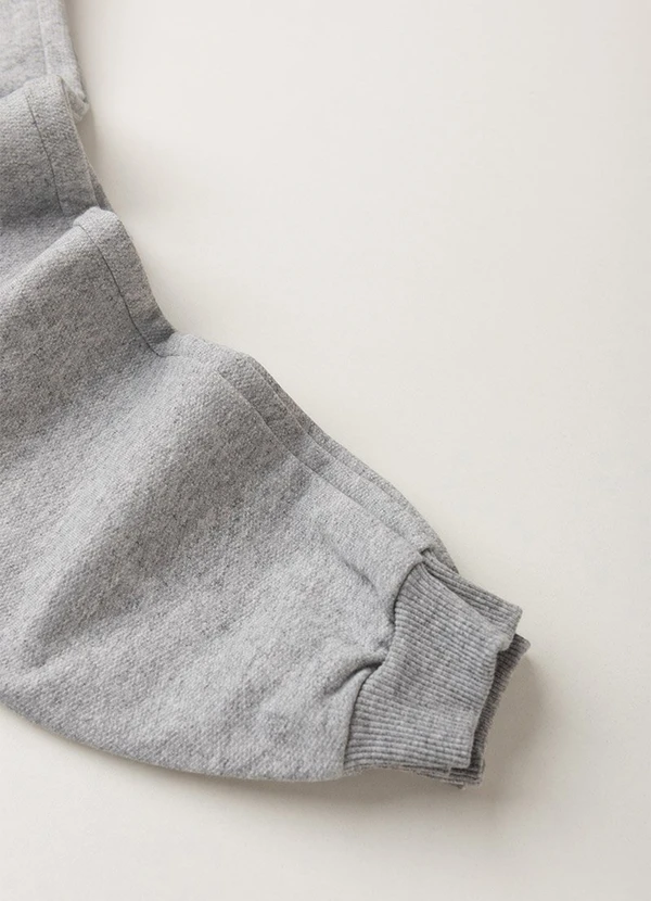 Vida Costeira - Conjunto Moletom Infantil Alfabeto Preto 4