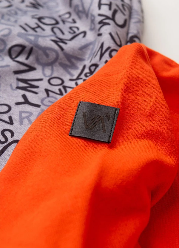 Vida Costeira - Conjunto Moletom Infantil Capuz e Abc Laranja 4