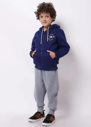 Torra - Conjunto Moletom Infantil com Capuz Marinho - TORRA