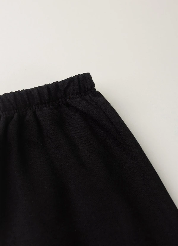 Vida Costeira - Conjunto Moletom Infantil com Capuz Menino Preto 5