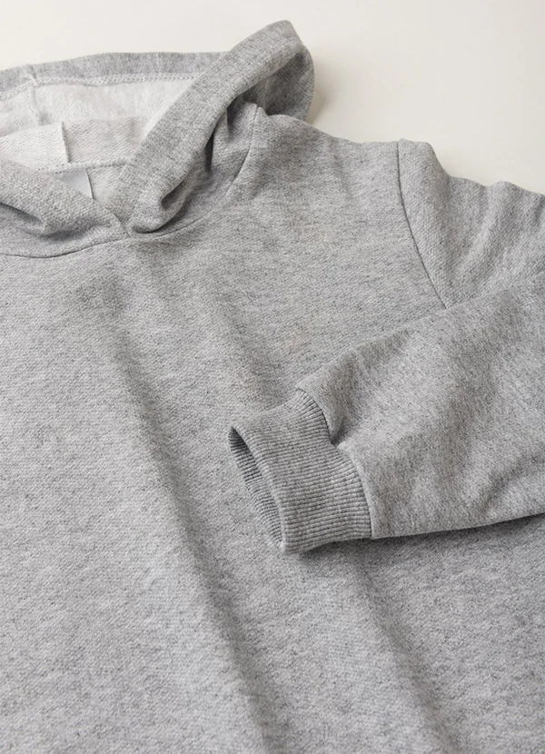 Vida Costeira - Conjunto Moletom Infantil com Capuz Mescla 3