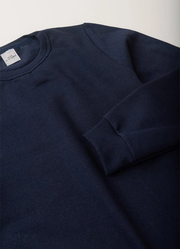 Vida Costeira - Conjunto Moletom Infantil Costas Street Marinho 4