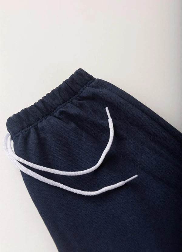 Vida Costeira - Conjunto Moletom Infantil Costas Street Marinho 5