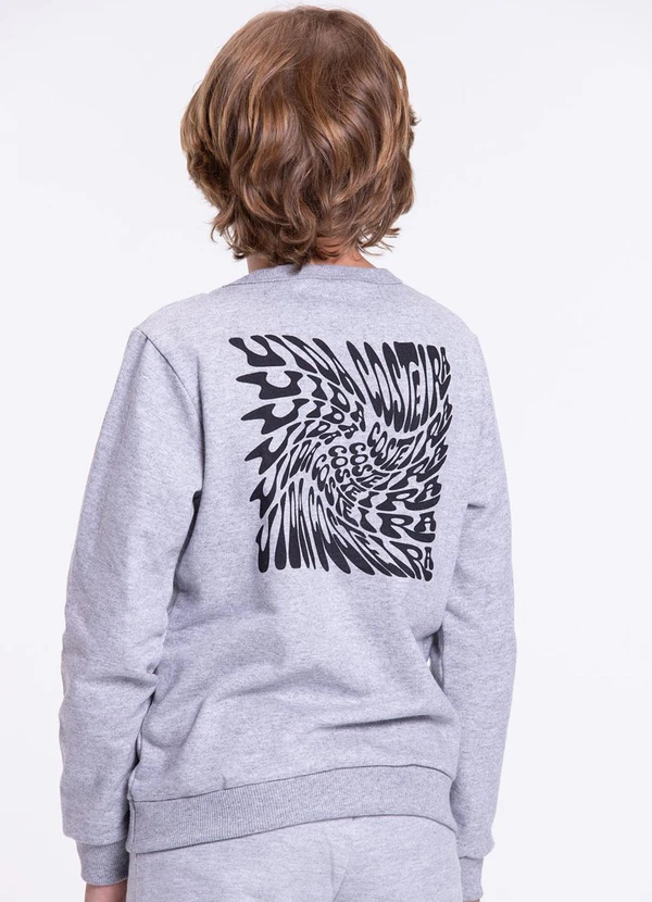 Vida Costeira - Conjunto Moletom Infantil Costas Street Mescla 2