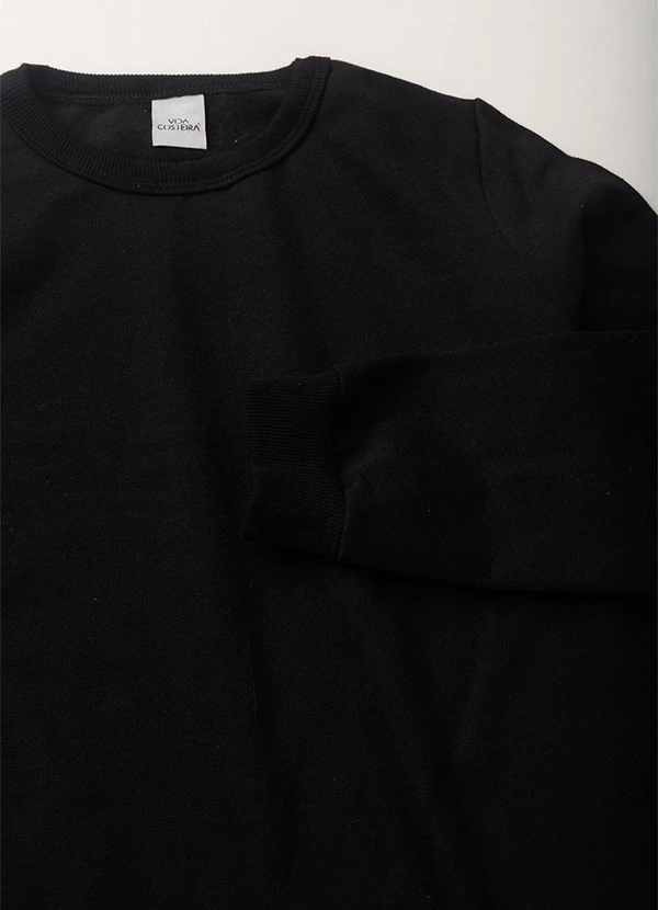 Vida Costeira - Conjunto Moletom Infantil Costas Street Preto 4