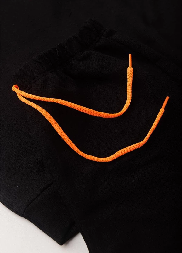 Vida Costeira - Conjunto Moletom Infantil Costas Street Preto 5