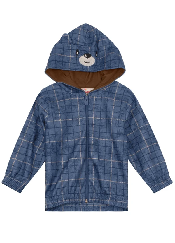 Brandili - Conjunto Moletom Infantil Menino Azul 2