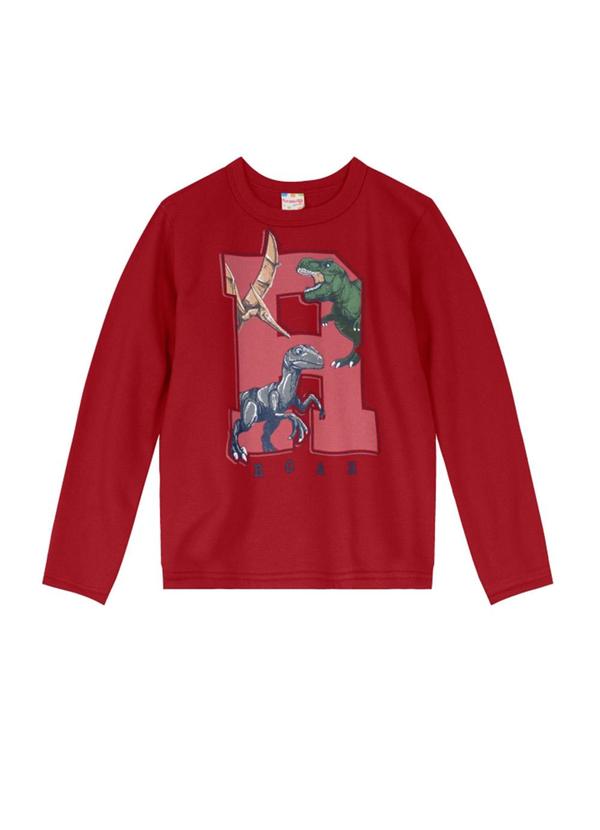 Brandili - Conjunto Moletom Infantil Menino Bordô 3