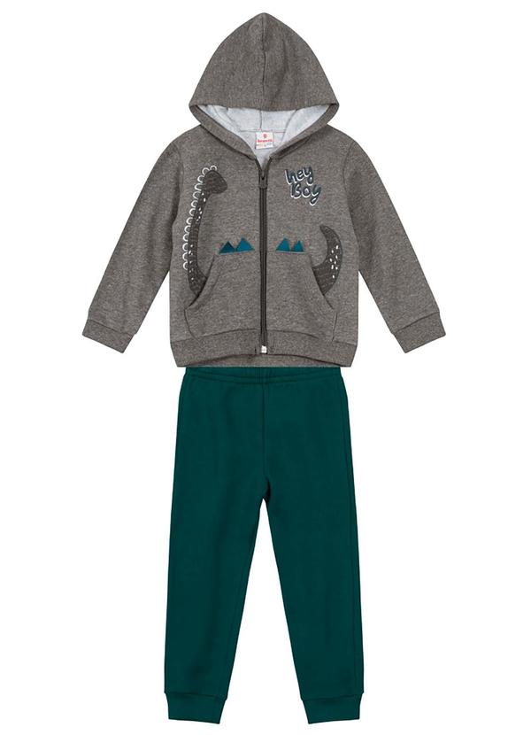 Brandili - Conjunto Moletom Infantil Menino Cinza 2