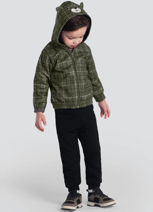 Brandili - Conjunto Moletom Infantil Menino Verde 2