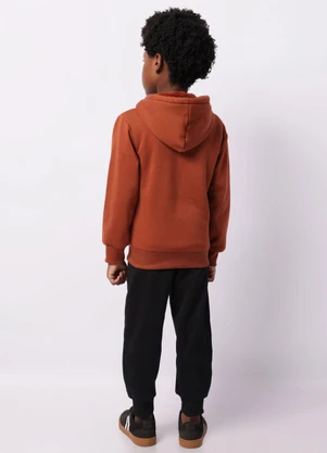 Torra - Conjunto Moletom Infantil Peluciado Preto - TORRA