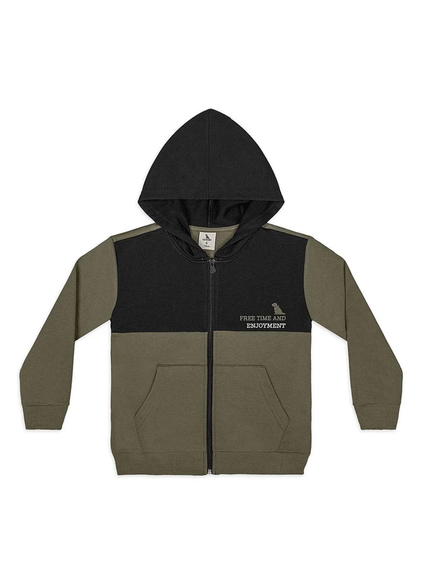 Quimby - Conjunto Moletom Jaqueta e Calça Verde 4