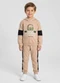 Select - Conjunto Moletom Menino Blusão e Calça Verde - variação: Bege