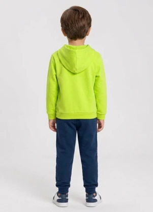 Select - Conjunto Moletom Menino Blusão e Calça Verde - SELECT