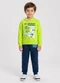 Select - Conjunto Moletom Menino Blusão e Calça Verde - variação: Verde
