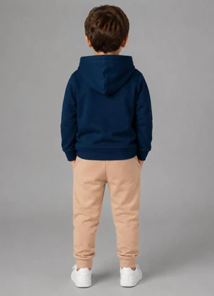 Select - Conjunto Moletom Menino Jaqueta e Calça Azul - SELECT
