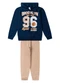 Select - Conjunto Moletom Menino Jaqueta e Calça Azul - variação: Azul