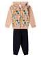 Select - Conjunto Moletom Menino Jaqueta e Calça Azul - variação: Bege