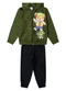 Select - Conjunto Moletom Menino Jaqueta e Calça Azul - variação: Verde