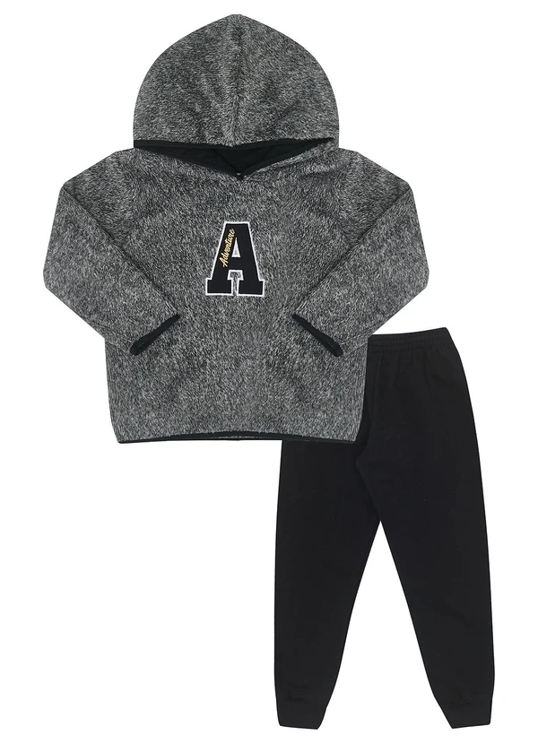 Pulla Bulla - Conjunto Moletom Preto 2