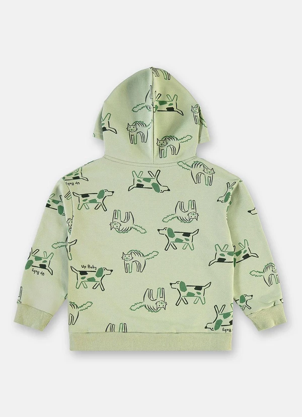 Up Baby - Conjunto Moletom Puppy Fun Verde 5