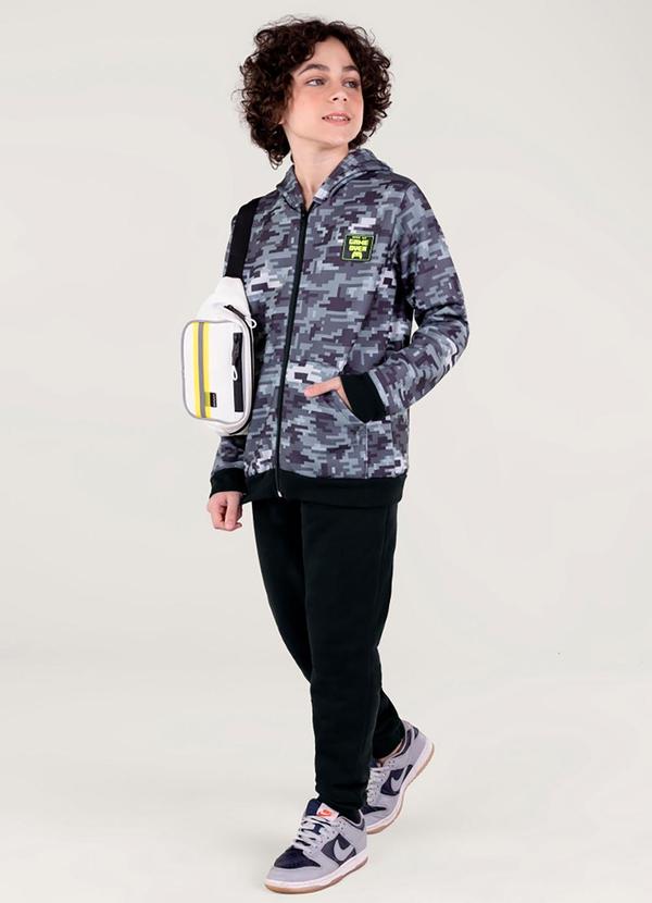 Extreme - Conjunto Moletom Teen Menino Preto