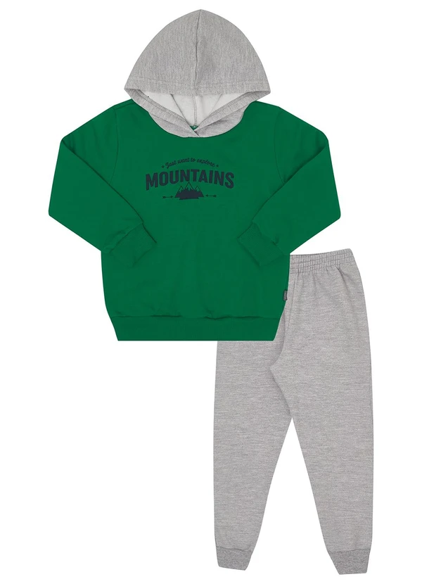 Pulla Bulla - Conjunto Moletom Verde