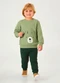 Pulla Bulla - Conjunto Moletom Natural - variação: Verde