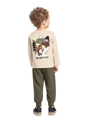 Bee Loop - Conjunto Mountain Bear Infantil Bege - BEE LOOP