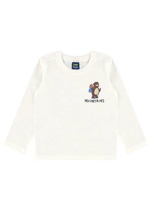 Bee Loop - Conjunto Mountain Bear Infantil Branco - BEE LOOP