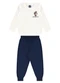 Bee Loop - Conjunto Mountain Bear Infantil Branco - variação:  