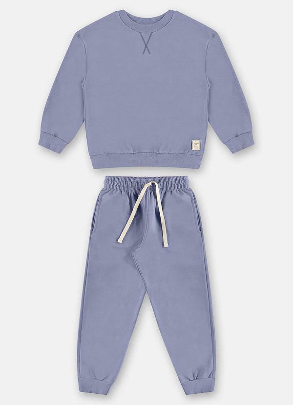 Up Baby - Conjunto Nature Blusão e Calça Azul