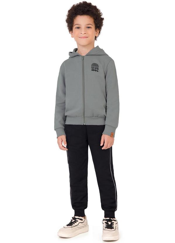 Malwee Kids - Conjunto Never Lost em Moletom Cinza