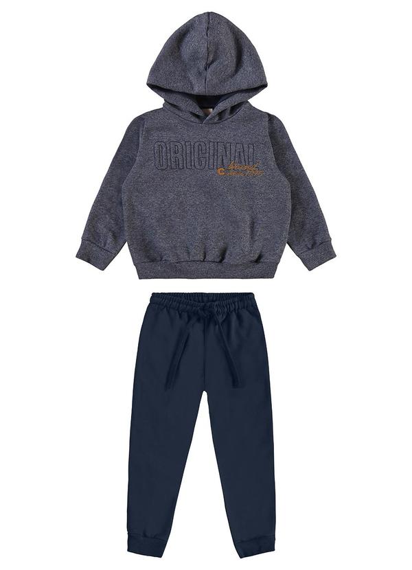 Carinhoso - Conjunto Original em Moletom Azul