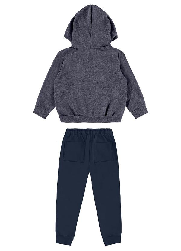 Carinhoso - Conjunto Original em Moletom Azul 2