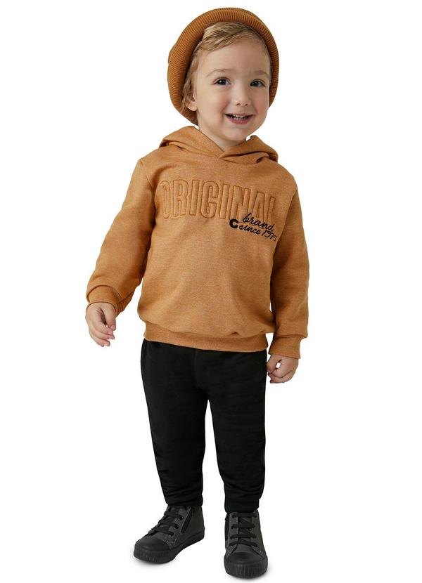 Carinhoso - Conjunto Original em Moletom Marrom