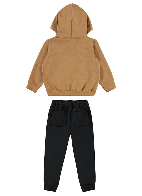 Carinhoso - Conjunto Original em Moletom Marrom 3